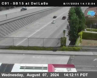 SB 15 at Del Lago bridge