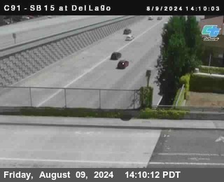 SB 15 at Del Lago bridge