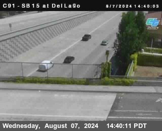 SB 15 at Del Lago bridge