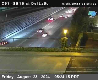 SB 15 at Del Lago bridge