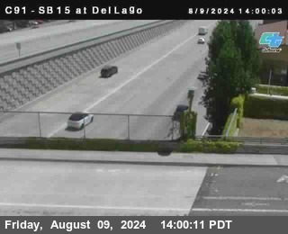 SB 15 at Del Lago bridge