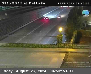 SB 15 at Del Lago bridge