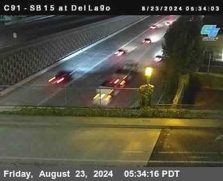 SB 15 at Del Lago bridge