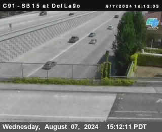 SB 15 at Del Lago bridge