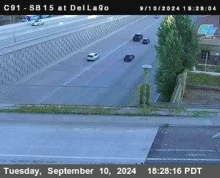 SB 15 at Del Lago bridge