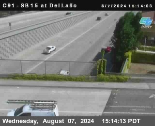 SB 15 at Del Lago bridge