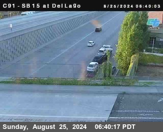 SB 15 at Del Lago bridge