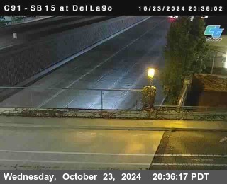 SB 15 at Del Lago bridge