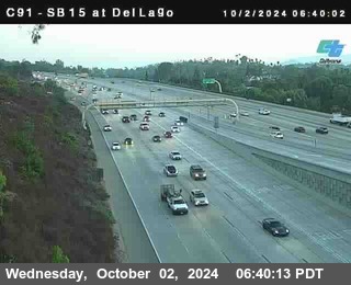 SB 15 at Del Lago bridge