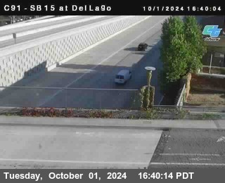 SB 15 at Del Lago bridge