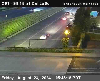 SB 15 at Del Lago bridge