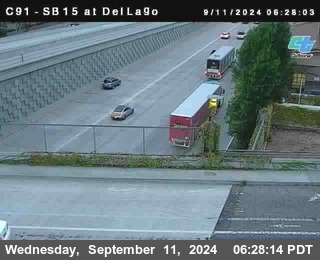 SB 15 at Del Lago bridge