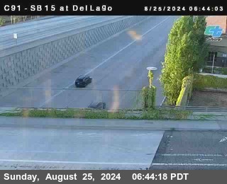 SB 15 at Del Lago bridge