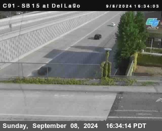 SB 15 at Del Lago bridge