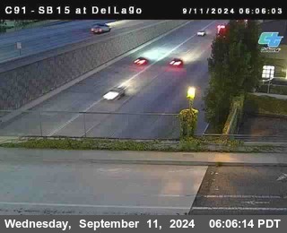 SB 15 at Del Lago bridge