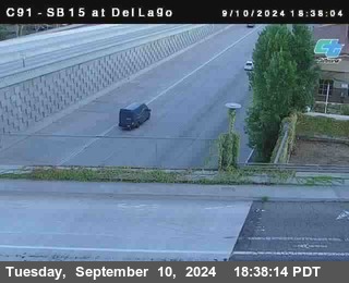 SB 15 at Del Lago bridge