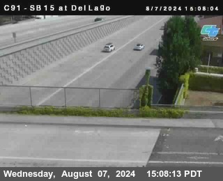 SB 15 at Del Lago bridge