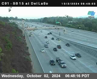 SB 15 at Del Lago bridge