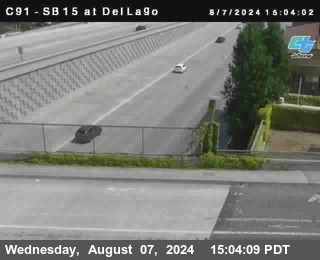 SB 15 at Del Lago bridge