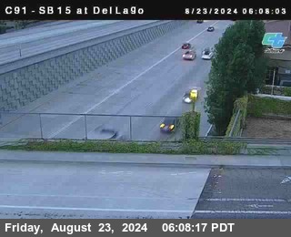 SB 15 at Del Lago bridge