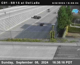 SB 15 at Del Lago bridge