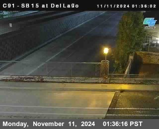 SB 15 at Del Lago bridge