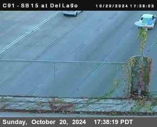 SB 15 at Del Lago bridge