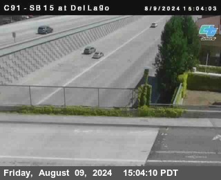 SB 15 at Del Lago bridge