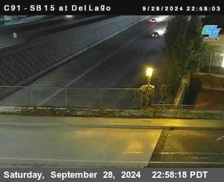 SB 15 at Del Lago bridge