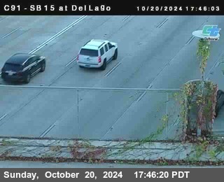 SB 15 at Del Lago bridge