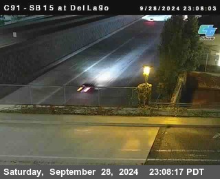 SB 15 at Del Lago bridge