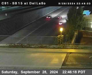 SB 15 at Del Lago bridge