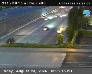 SB 15 at Del Lago bridge