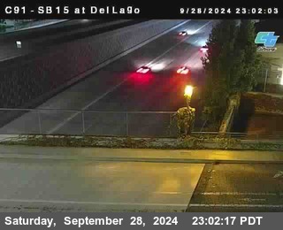 SB 15 at Del Lago bridge