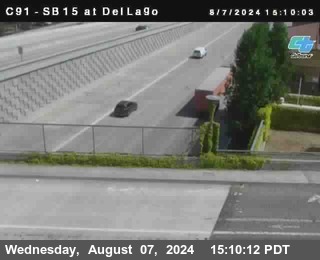 SB 15 at Del Lago bridge