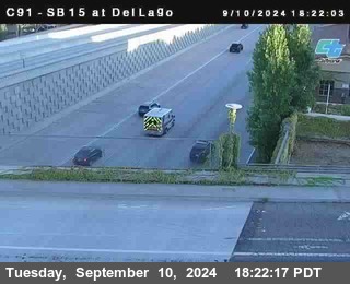 SB 15 at Del Lago bridge