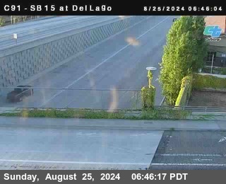 SB 15 at Del Lago bridge