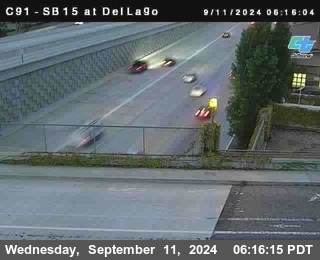 SB 15 at Del Lago bridge