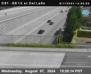 SB 15 at Del Lago bridge