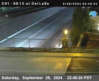 SB 15 at Del Lago bridge