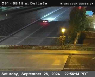 SB 15 at Del Lago bridge