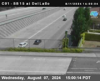 SB 15 at Del Lago bridge