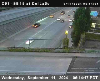 SB 15 at Del Lago bridge