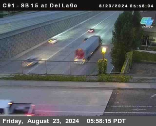 SB 15 at Del Lago bridge