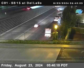 SB 15 at Del Lago bridge