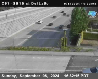 SB 15 at Del Lago bridge