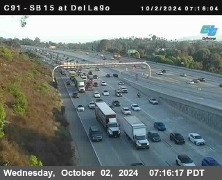 SB 15 at Del Lago bridge