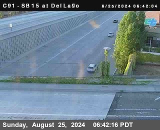 SB 15 at Del Lago bridge