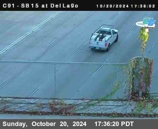 SB 15 at Del Lago bridge