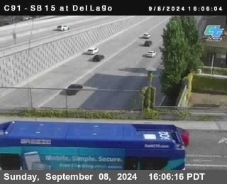 SB 15 at Del Lago bridge